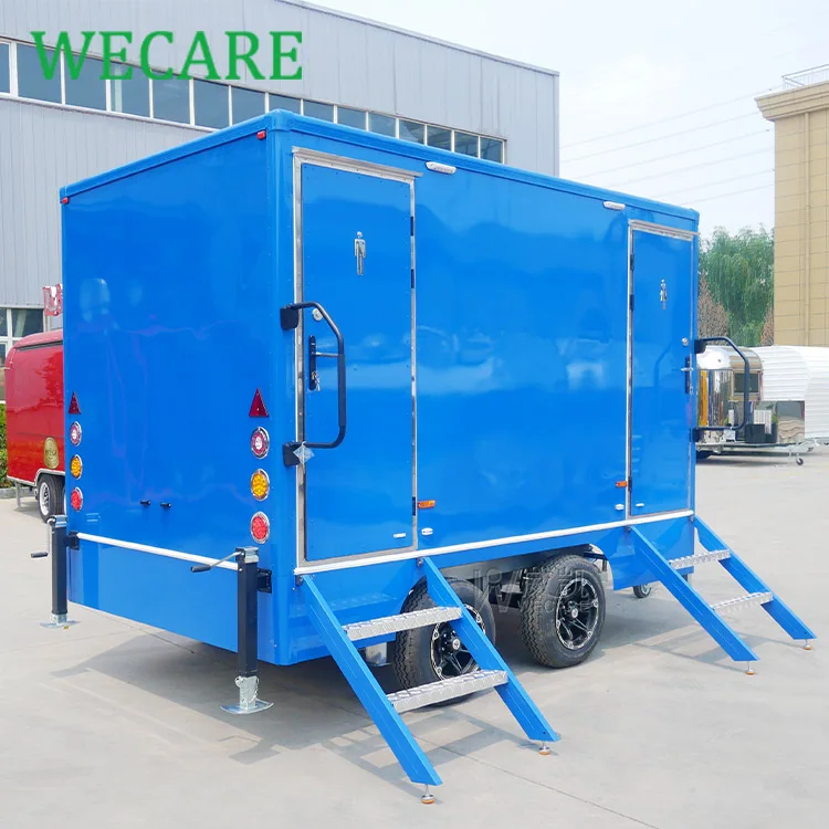Wecare общественное Производство Китая портативные туалеты трейлер Мобильный Внешний портативный туалет мобильный