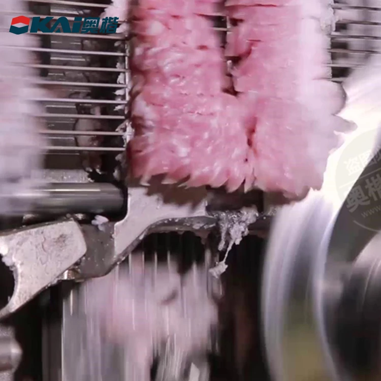 Full-automatic cold fresh meat cutting machine /chicken and frozen meat dicer machine sales