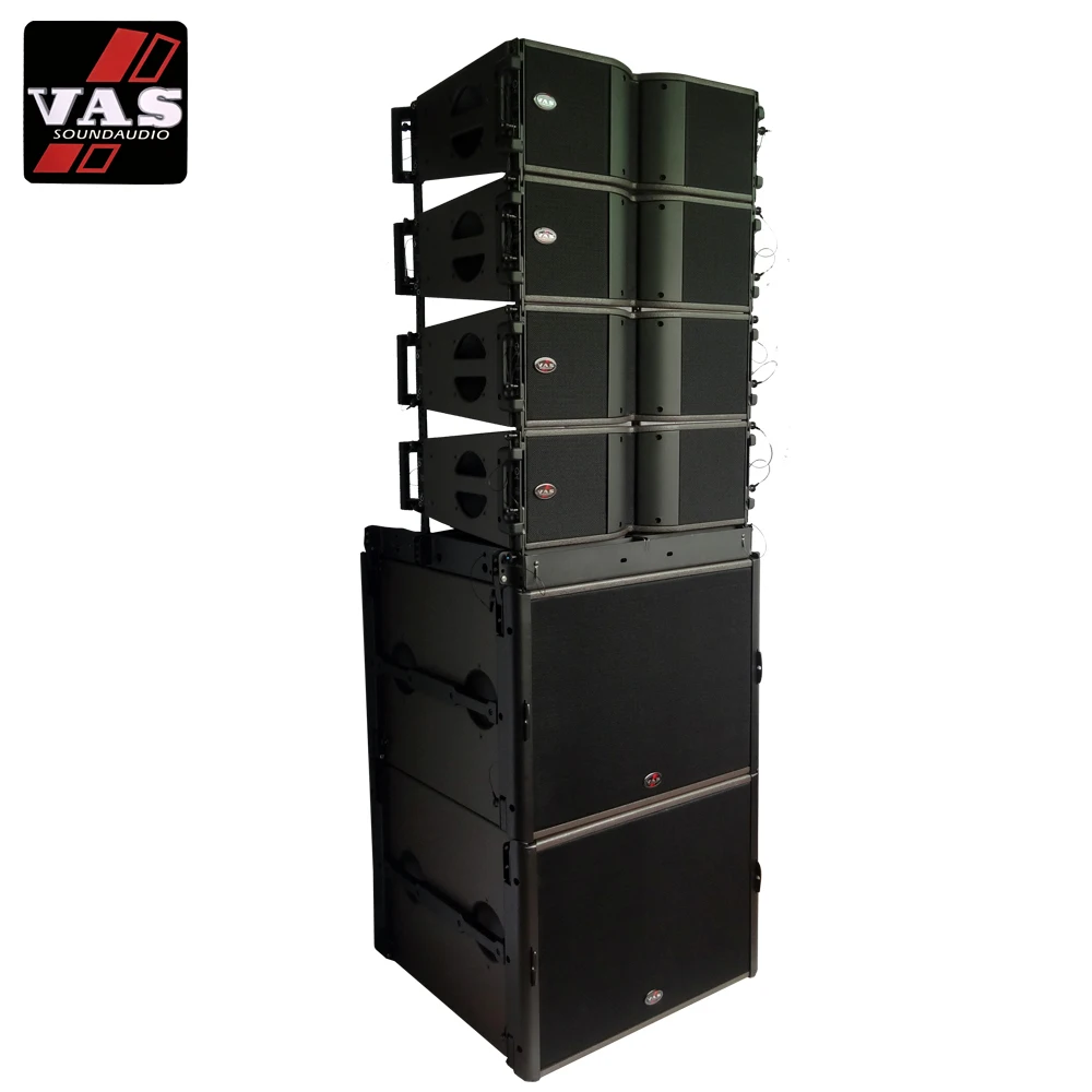 Профессиональный аудио Dual 8-дюймовый линейного массива колонки звуковая система в помещении/на
