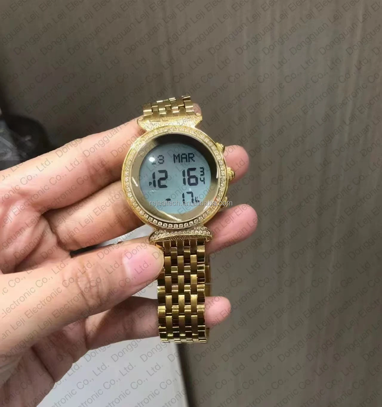 Алмазные мусульманские часы с 6352 5 бар