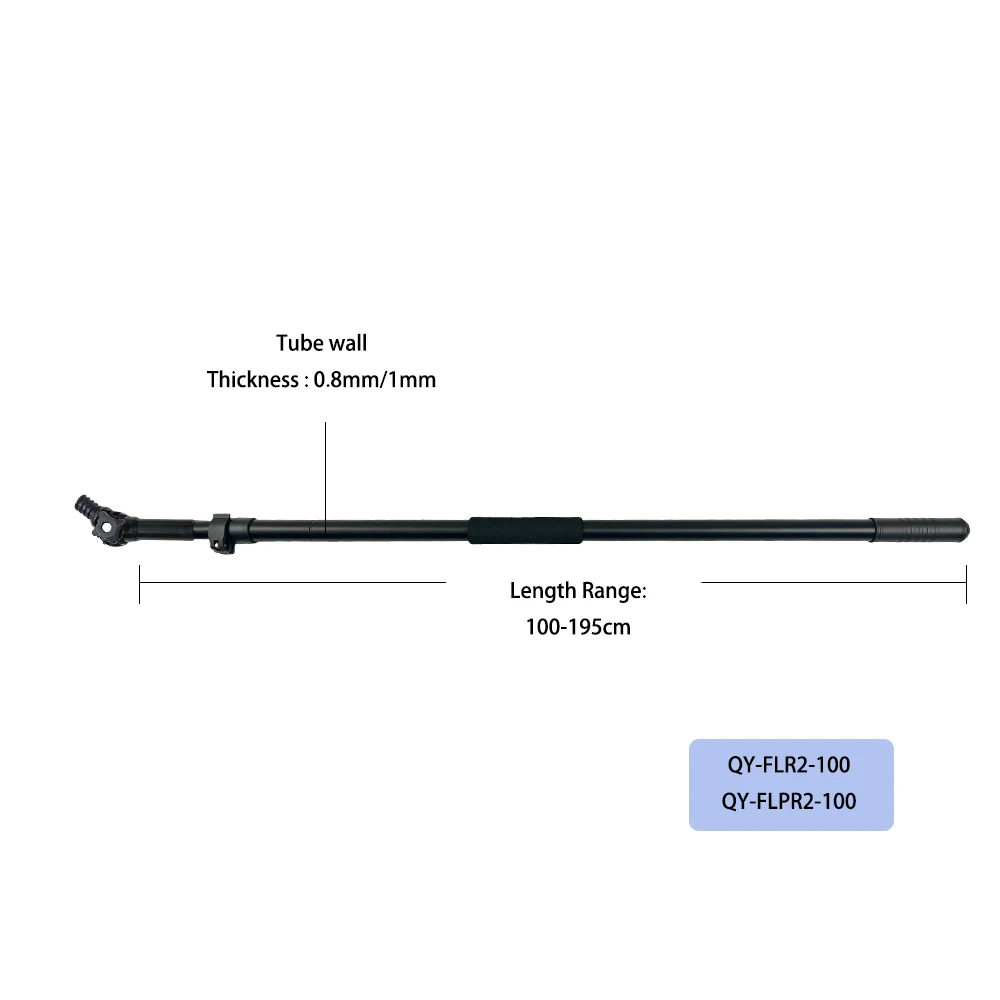 Qiyun Eco-Friendly aluminum telescopic pole retractable tube for home cleaning tool rod