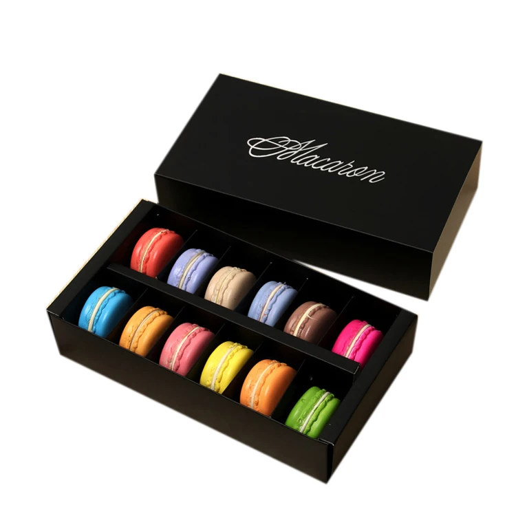 Customized food storage macaron packaging box
