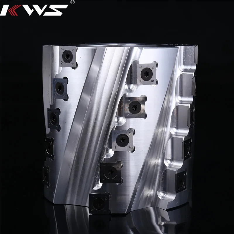 Tct Helical Planer Cutter with Reversible Carbide Knives for Wood Planing-Steal Body (light & heavy duty)