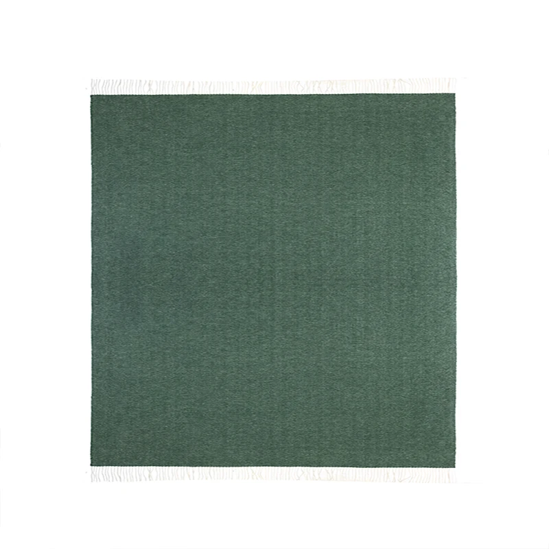 Herringbone High Quality 100 Australia Wool and Warm Throw Blanket  with Tassel for Home Textile and Sofa