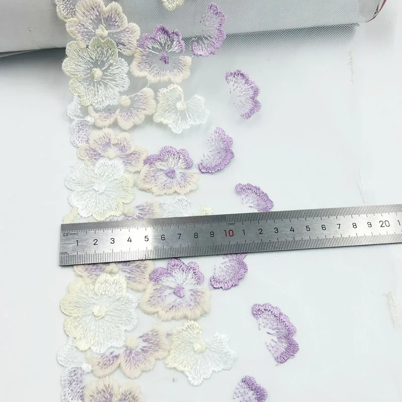 Multiple color selection wedding dress Home Textile Underwear lace accessories mesh cloth mesh gauze sequin Embroidery lace
