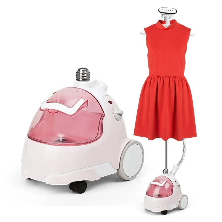 Горячая Распродажа, розовый ручной вертикальный паровой утюг pro, паровой отпариватель для одежды в 2021 году с большим резервуаром для воды