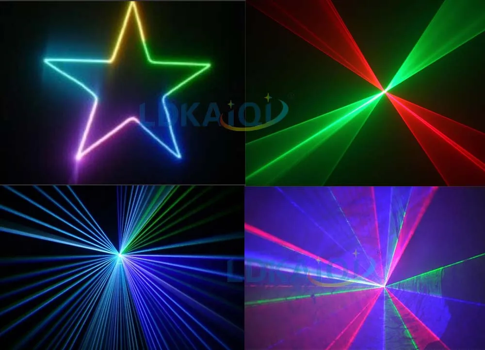 1w rgb full color animation laser light dmx ILDA disco