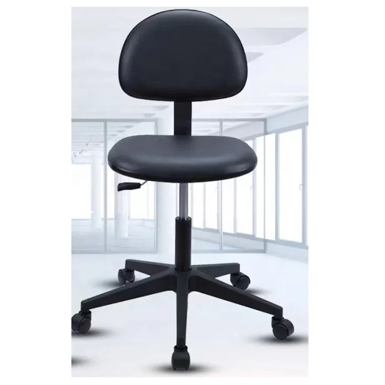 Clean Room Laboratory Pu Adjustable Rotating Laboratory Anti-static  Electric  Chair Lab Chair Pu Leather