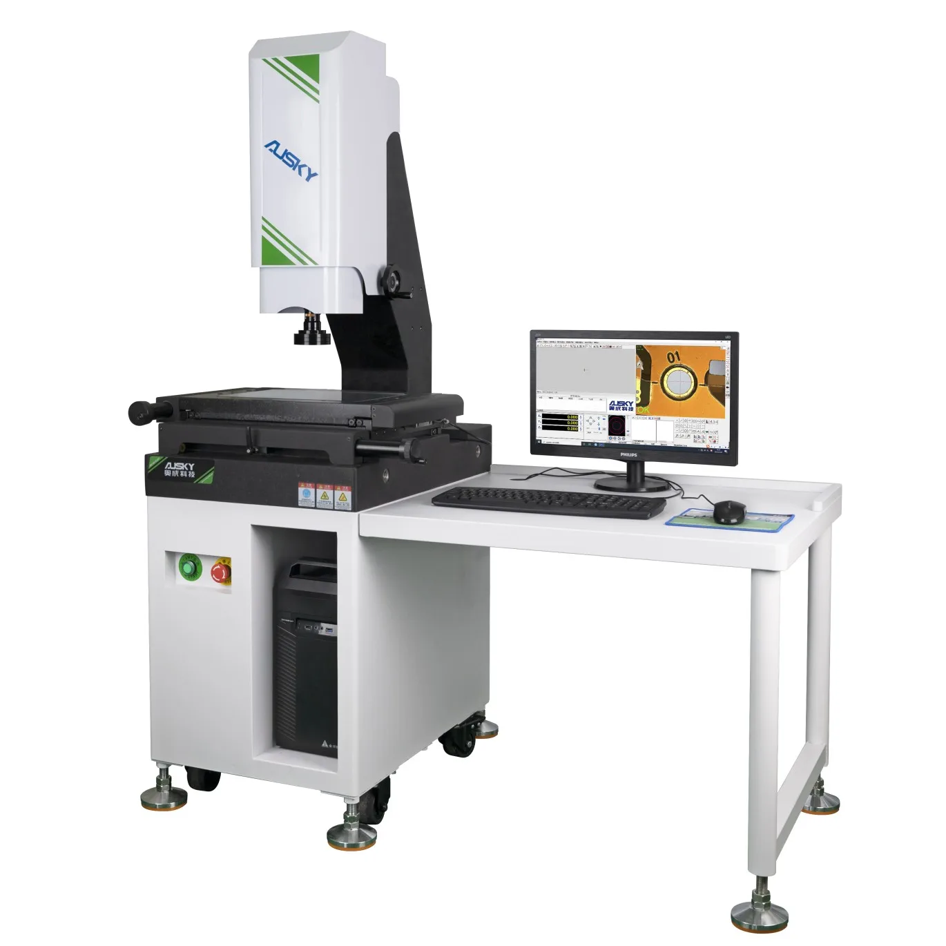 AUSKY AQC320 3D 2.5D видеоизмерительная машина оптическое измерительное оборудование инструмент для измерения