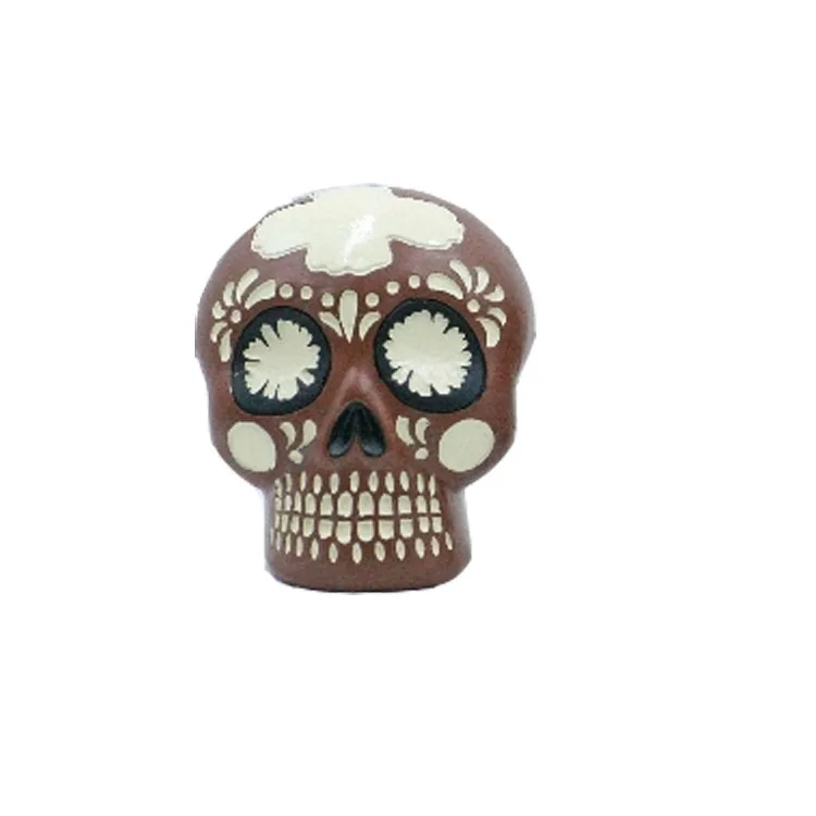 polyresin Halloween Day of The Dead Skull Heads Decoration Resin Skull Heads Home Tabletop Decor
