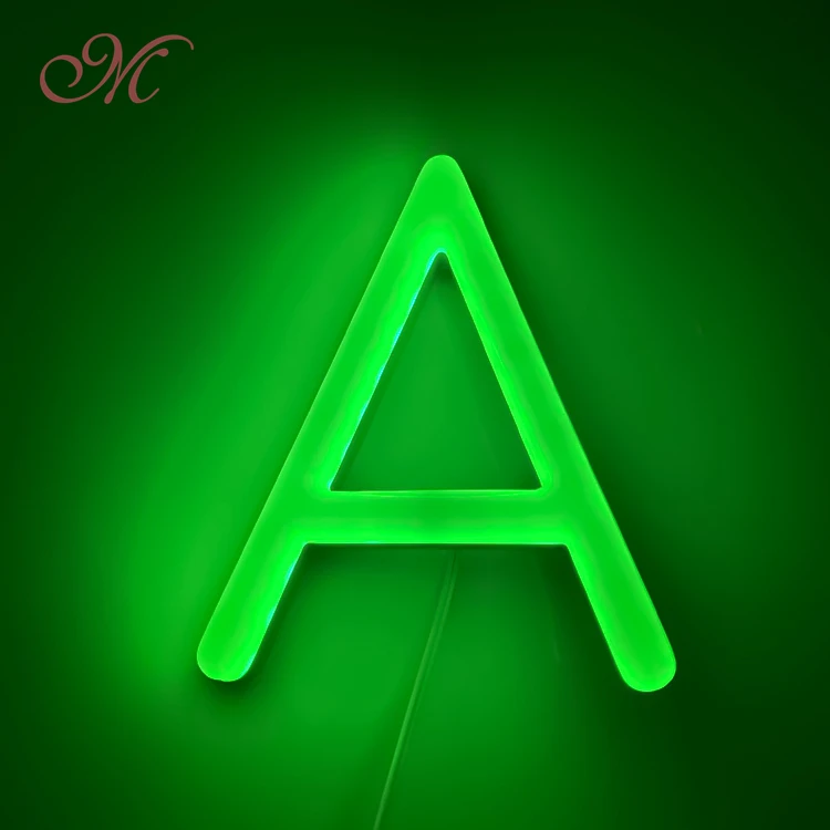 2023 New Customized Brands Advertising Signs Logo Illuminated 3D Acrylic LED Letter Sign Outdoor Signage  Board