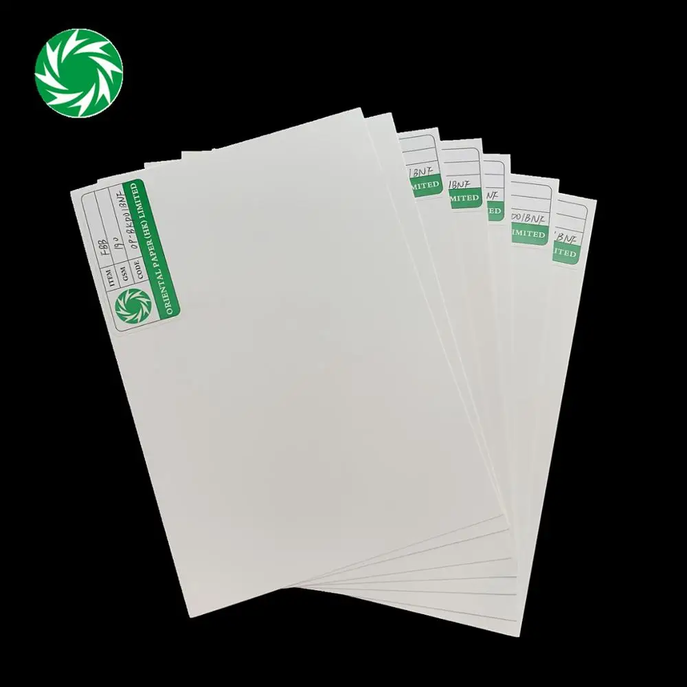 ningbo fold FBB one side coated ivory board paper