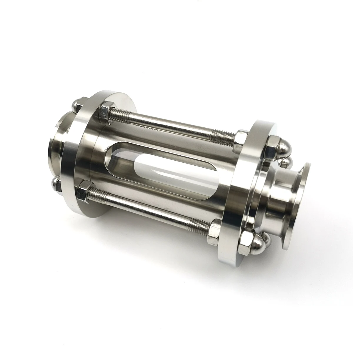 Stainless Steel Sanitary Brewery Tri Clamp Sight Glass with Protective Cover