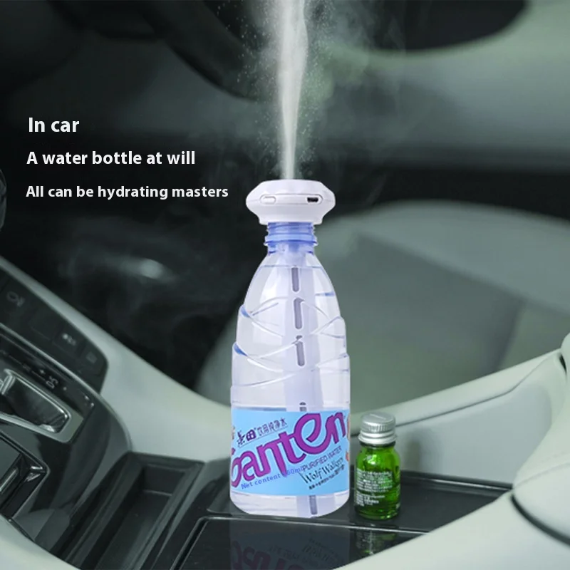 Topwill Portable Mini Car Humidifier Aroma Diffuser Magic Stick Humidifier Light USB Air Humidifier Without Container For Home