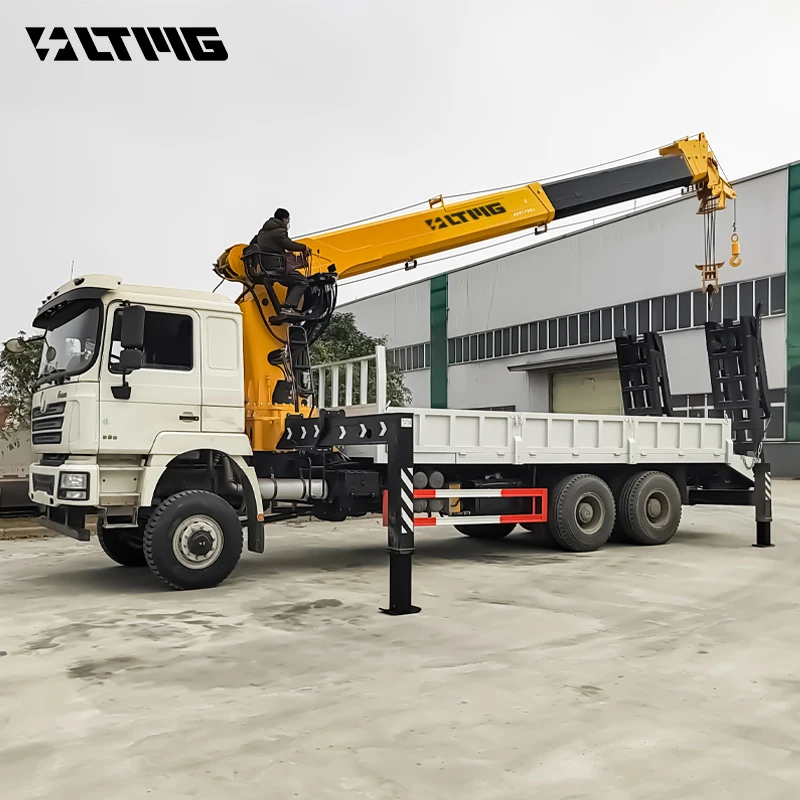 LTMG hydraulic lift mobile crane 16ton Construction Truck Mounted Crane