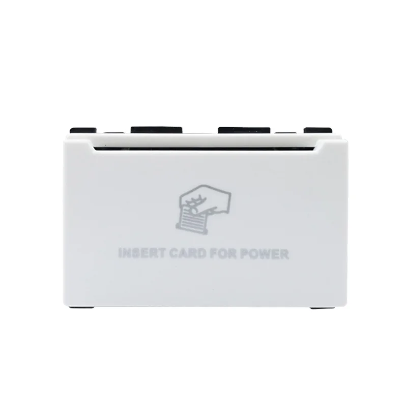 Hotel Key Card Switch Modular Electric plug-in card to take power delay switch function 30A without card Four copper pillars