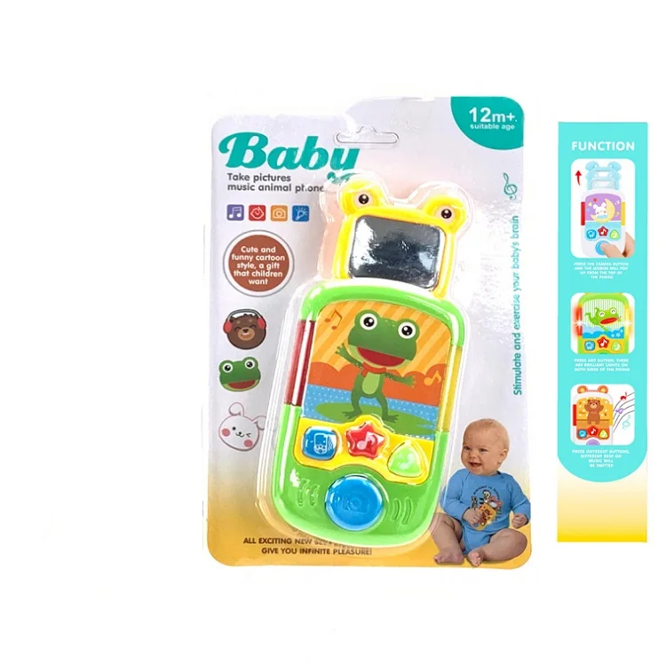 2 color mixed cartoon bear shape Window box AAAbattery*2 not included animal photo lighting music mobile phone toy