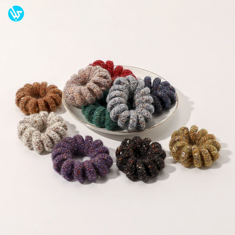 Fashion Autumn And Winter Hair Coil For Women Cheap Hair Accessories For Lady Girls Hair Tie