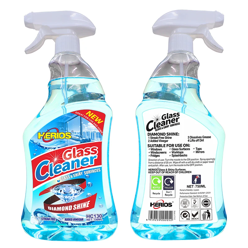 Customized Private Label Car Windows Cleaner Various Glass Cleaner For Car And Home