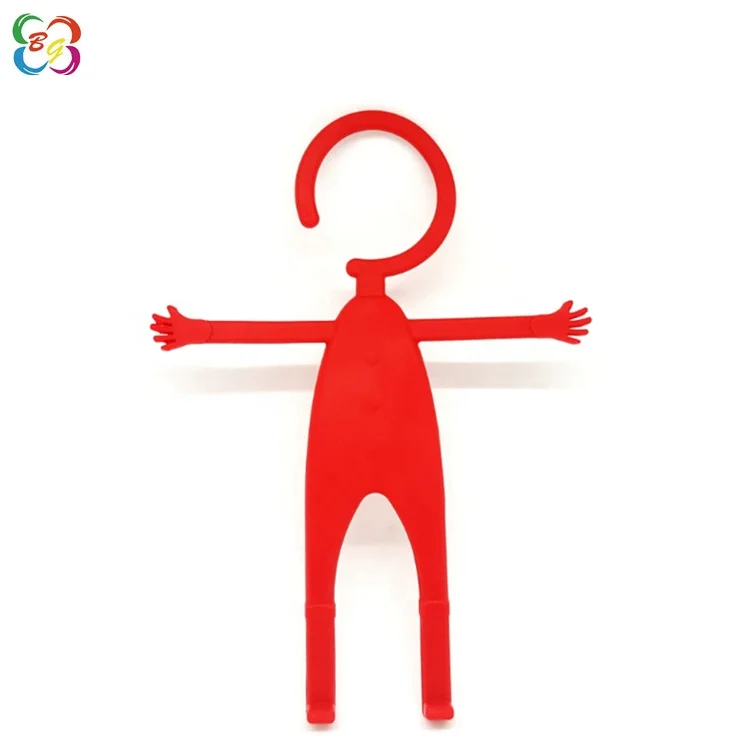 Funny accessory man shape auto car phone holder flexible silicone cell phone holder