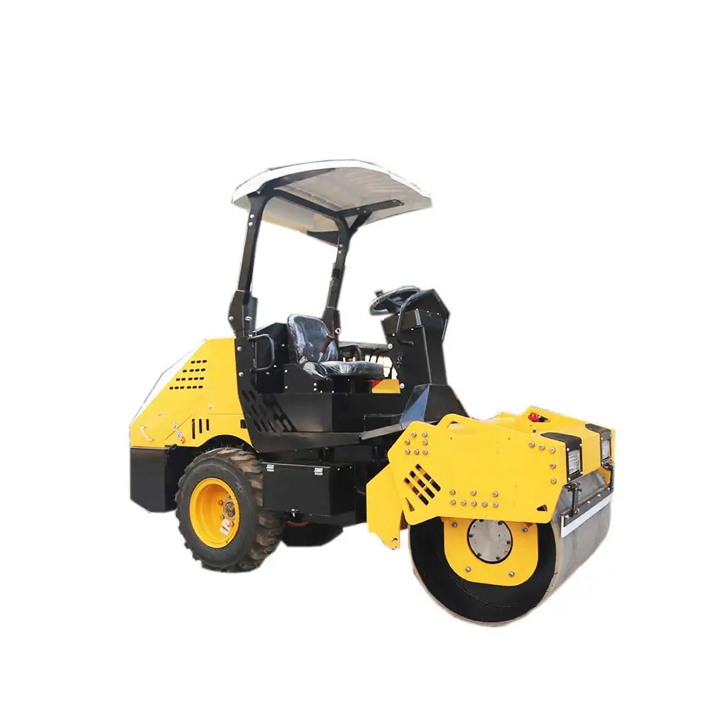 1Ton 2 Ton 3 Ton 4 Ton EPA Euro V High-Quality Double Drum Vibration Road Roller with CE Certificate