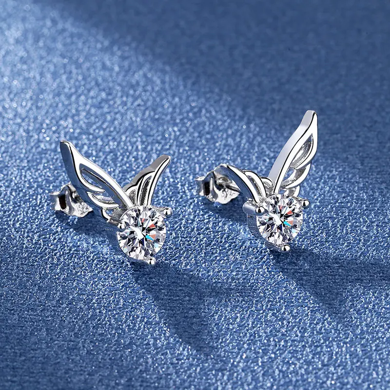 2023 fashion accessories women earrings Angel Wings Stud earrings factory wholesale
