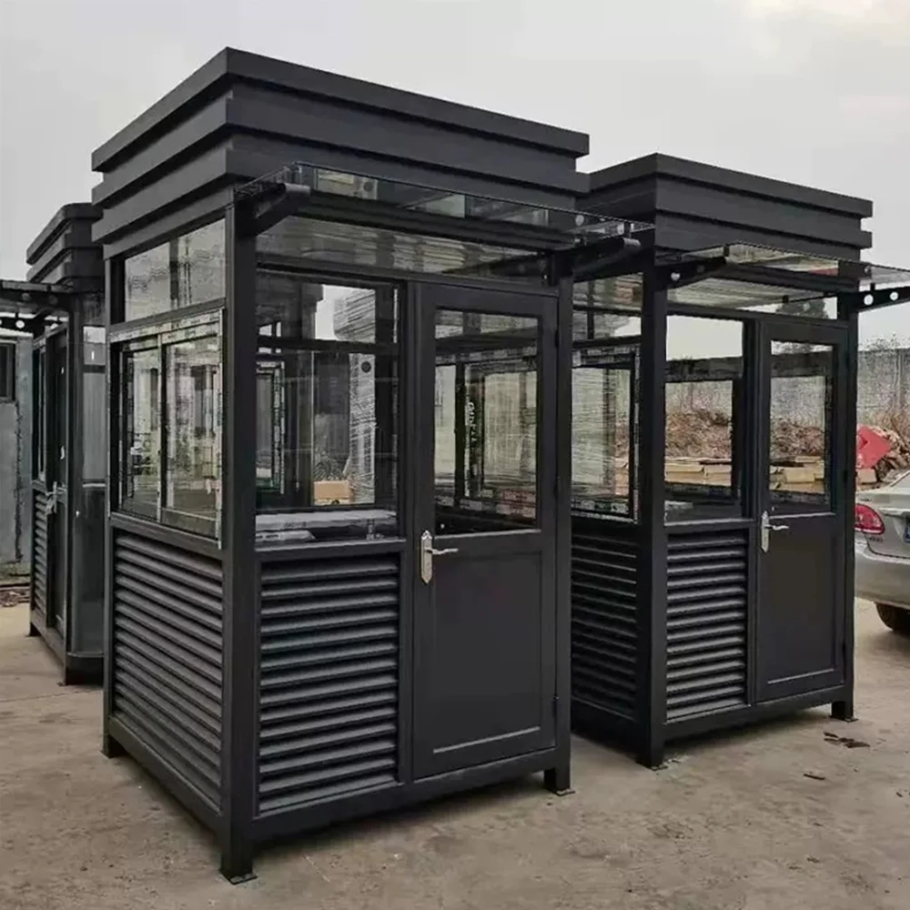 Stainless steel construction Mobile Sentry Box Portable Security Guard House