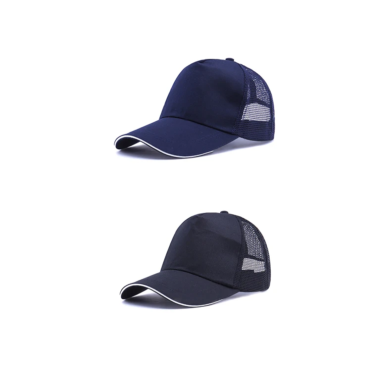 classic style OEM adjustable breathable mesh design blank dry fit golf sports peaked cap sublimation sun visor hat for women men