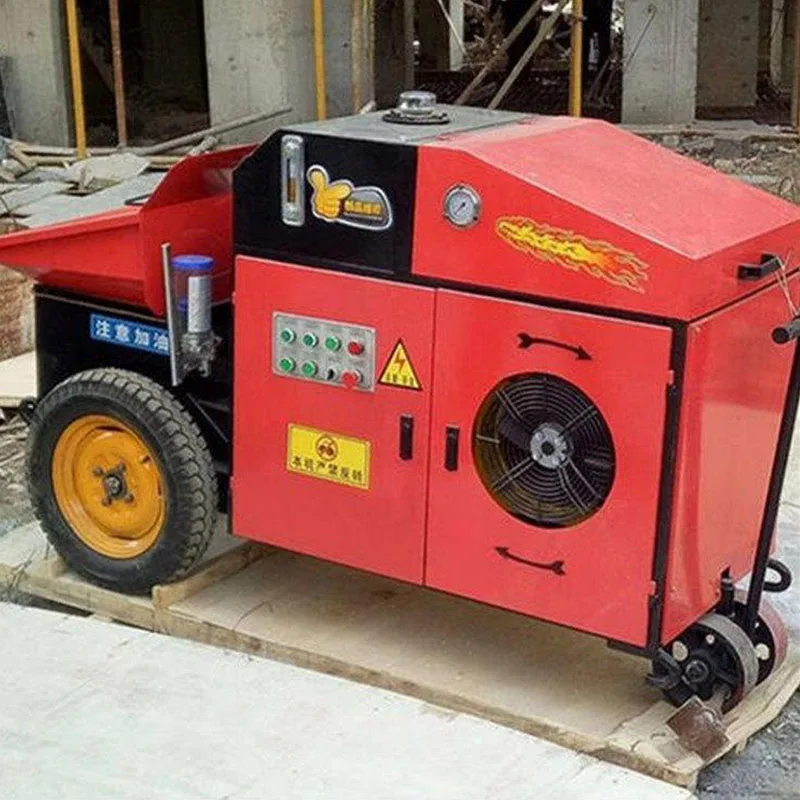 Save labor trailer mounted concrete line pump concrete pump transfer case Large Output concrete cement paste pump machine