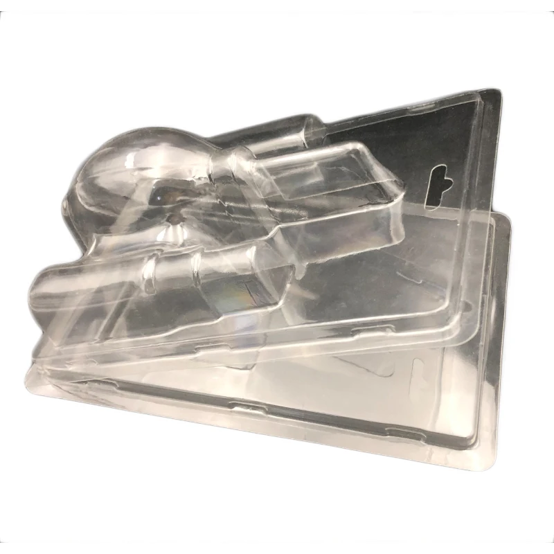 Customized Disposable Plastic Clamshell Edgefold Clamshell Blister Sliding Card Packaging