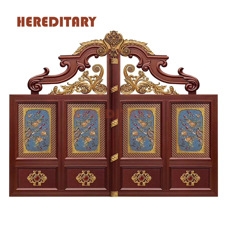 Indian house main gate systems designs with swing motor