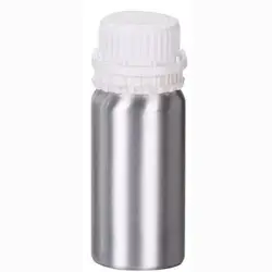 Lightweight Hair Oil  Bottle Packaging 250ml Empty Aluminum Oil Bottles Recyclable Cosmetic Bottle With Anti Theft Cover