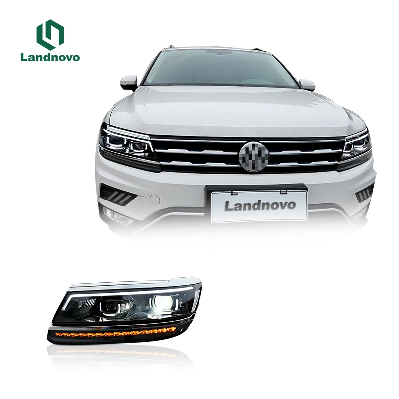 High Quality Car Led Head Light For Volkswagen Tiguan 2017-2020 Front Led Light Assembly Headlight Headlamp