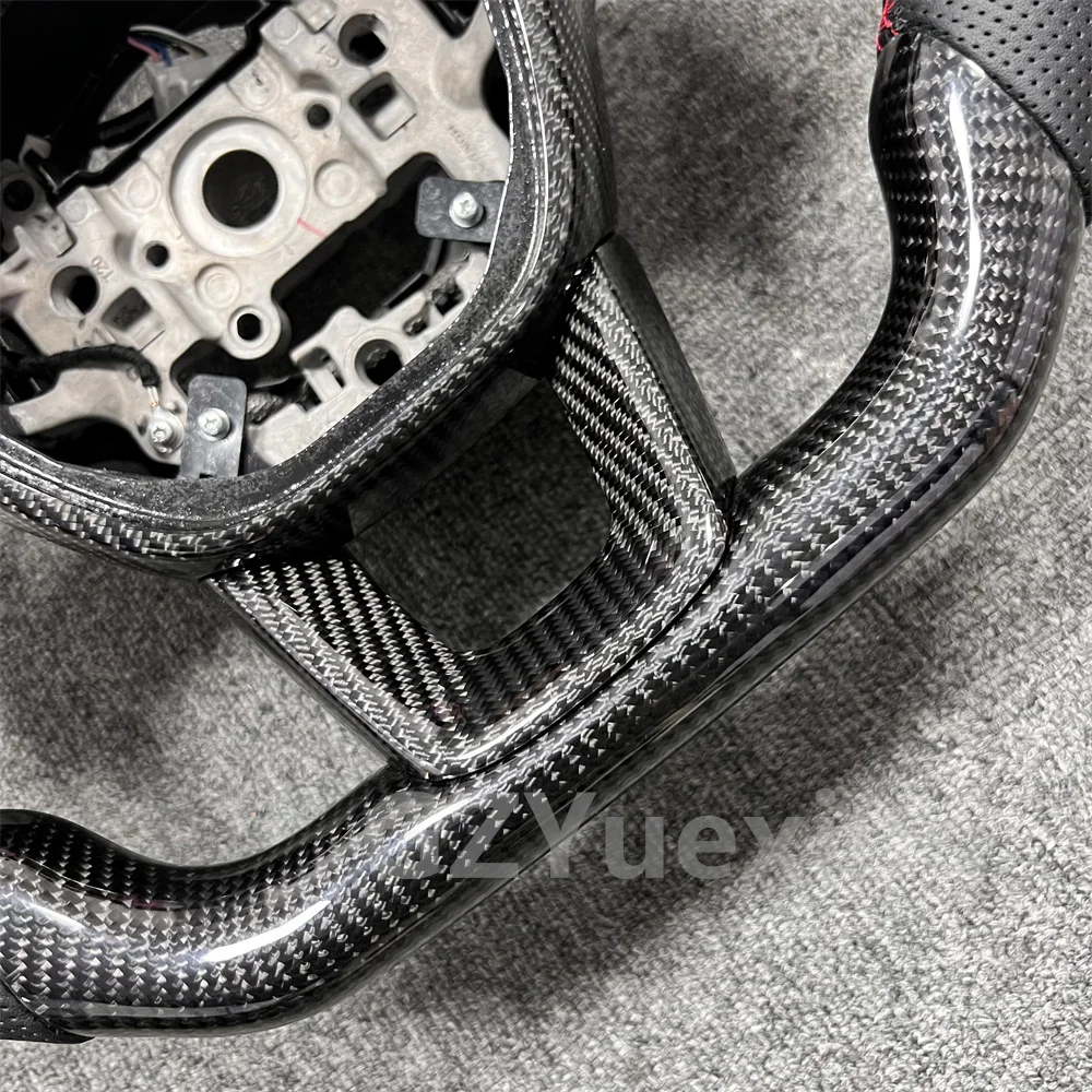 Custom Real Carbon Fibre Steering Wheel for Honda HATCHBACK Accord INSPIRE Civic 11th Generation