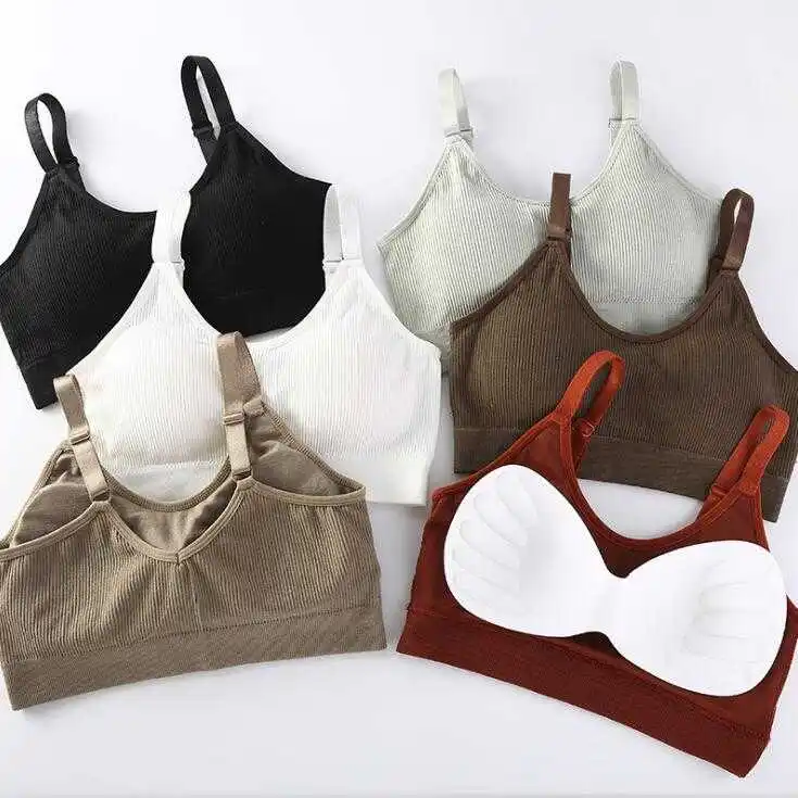 Hot Ms. Bear Wrapped Bra Scalp No Steel Ring Sports Bra Anti-Walk Seamless Thread Vest