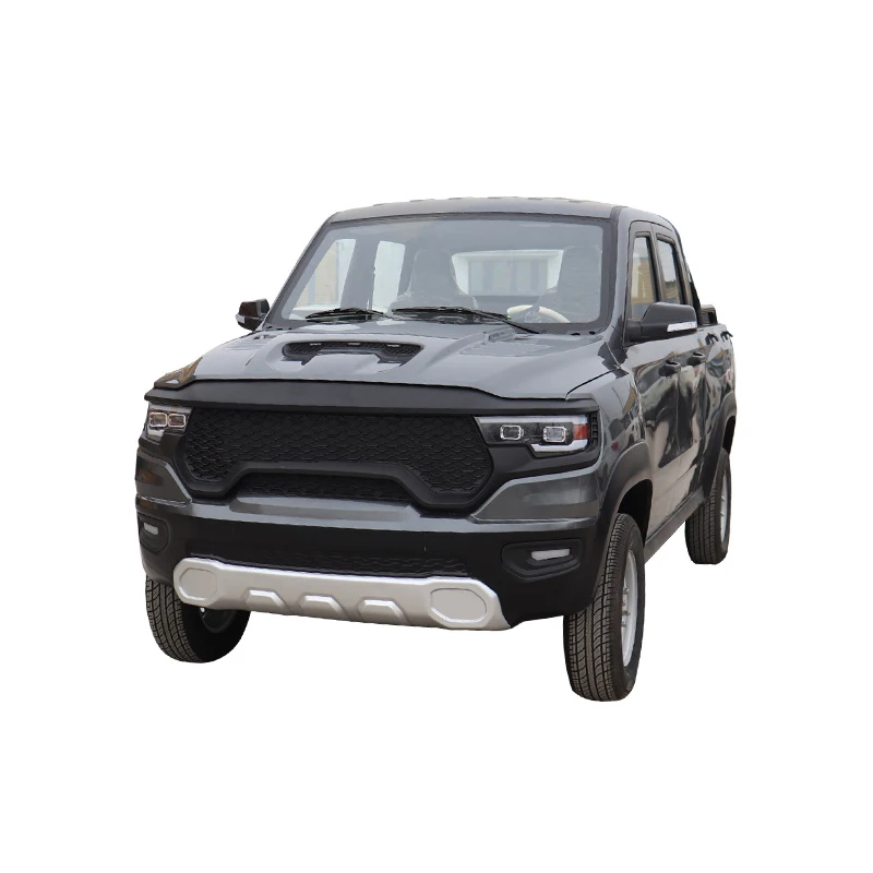 YNNO High Quality Four Wheels Electric pickup Car tiny ev new energy electric pickup truck 4x4 4wd automatic with Cargo Box