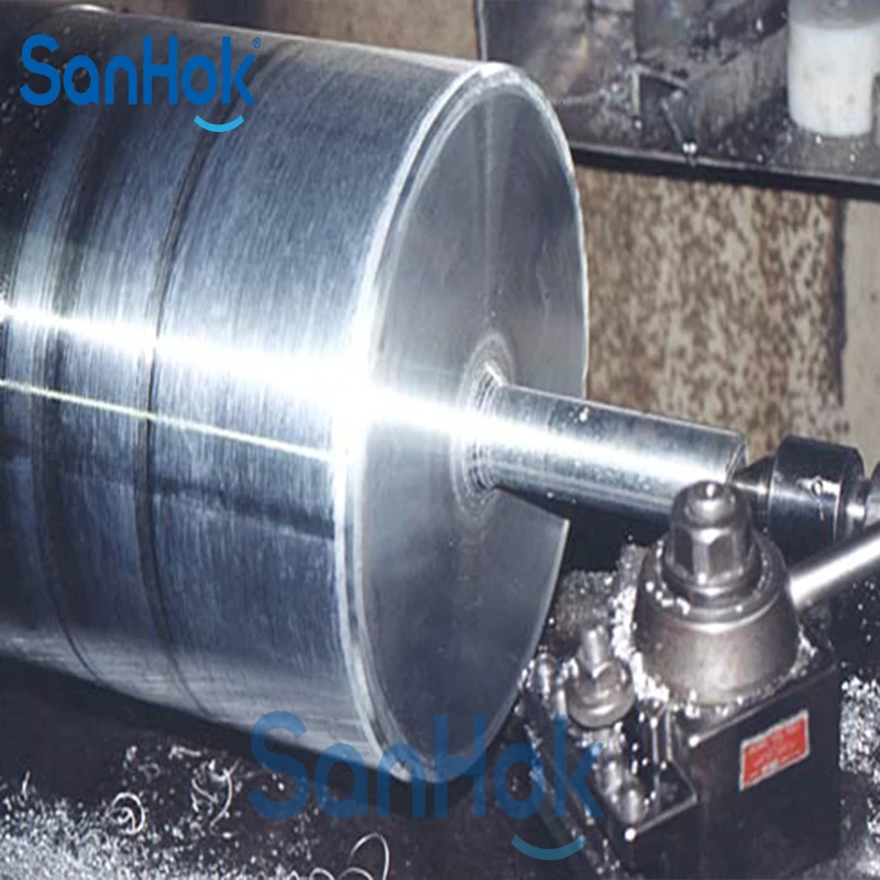 Heavy Duty Loading Capacity Knurled Driven Machined Conveyor Pulley For Roller Conveyor System