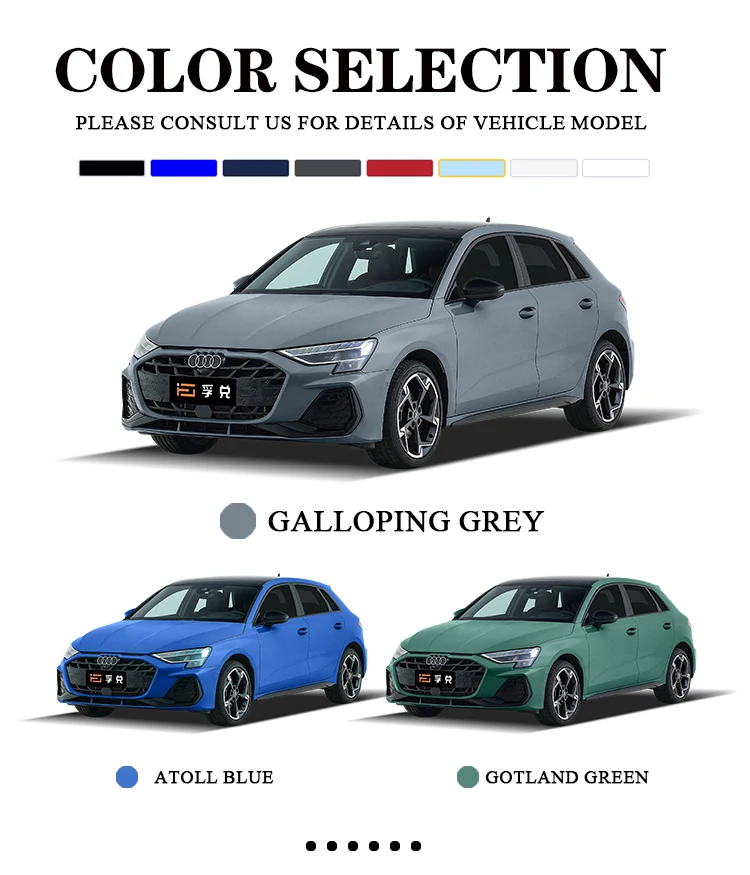 2024 Audis A3 Sportback 35 TFSI Progressive Elegance Hatchback A3L Sedan Stylish Luxury Rear Camera Fabric Gas Petrol car 2025