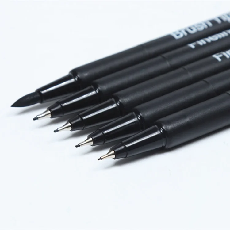 
0.2 /0.4/0.6/1.0/3.0mm colorful fineliner marker pen, Fine line drawing,color fineline marker set 