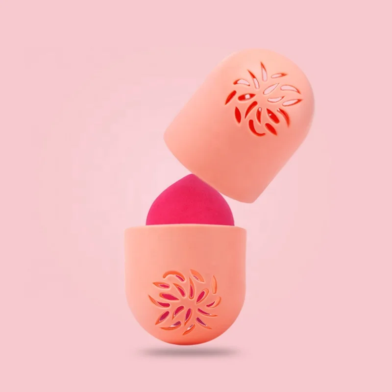 
Factory Wholesale Beauty makeup egg + capsule storage set puff box makeup kit 