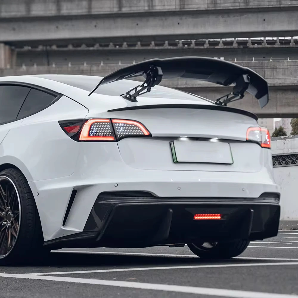 Electric Automatic Rear Spoiler Real Carbon Fiber Lift Tail Spoiler Universal Electric Auto Spoilers