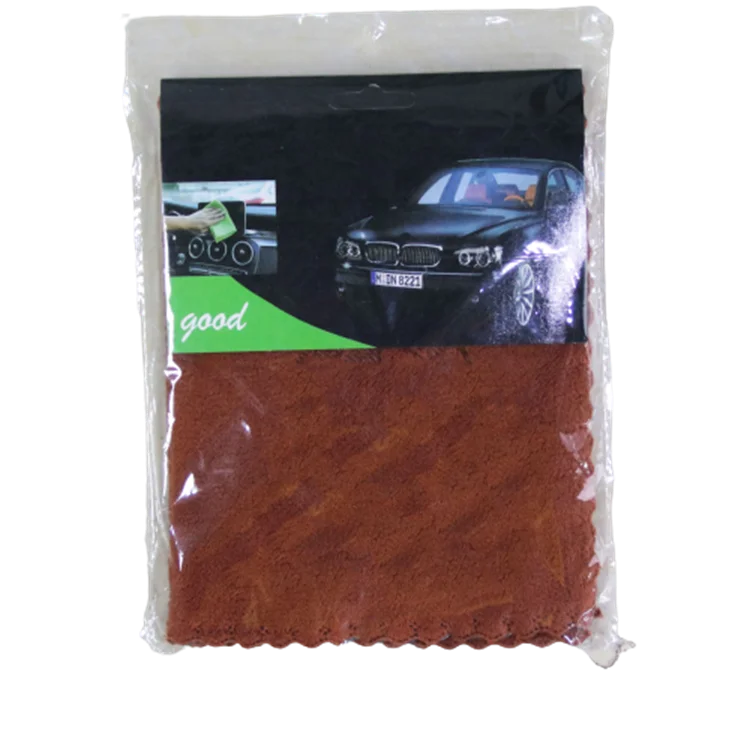 Custom Orange Pink Blue White Sublimation Double Sided Microfiber Auto Clean Polishing Towel