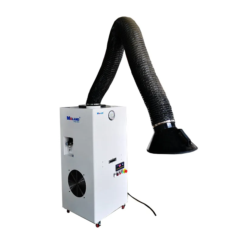 High Level  Mobile Welding Fume Extractor Industrial Dust Collector Filtration System For Welding