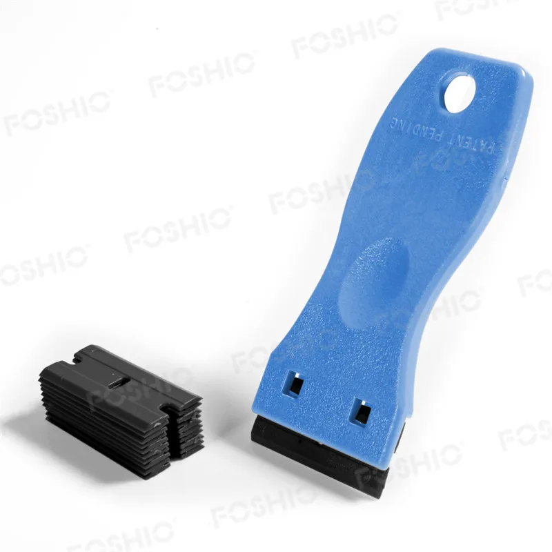 Foshio Design Plastic Razor Blade Scraper For Car Window Glass Cleaning