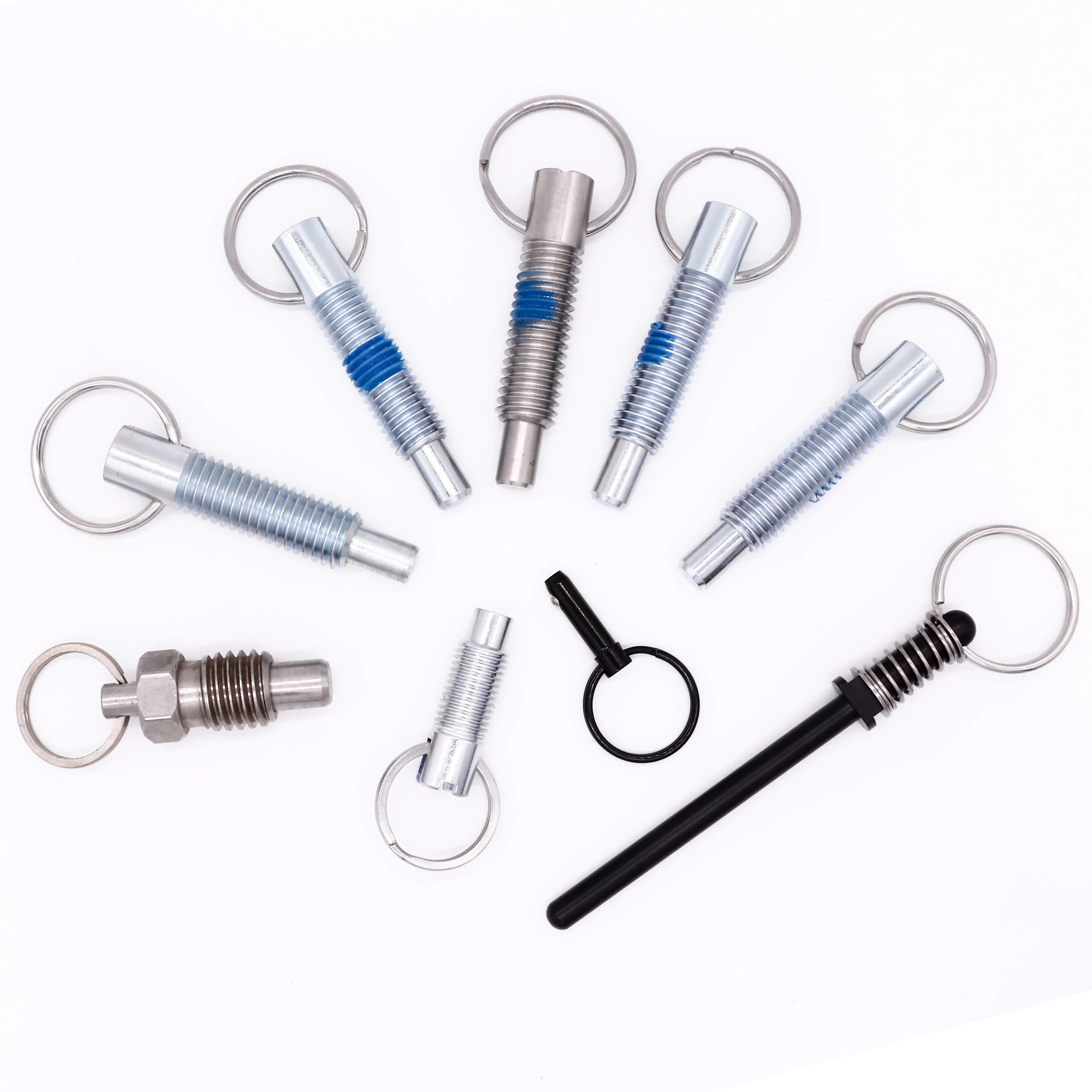 L Handle Retractable Indexing Plunger Pull Lock Pin with Spring
