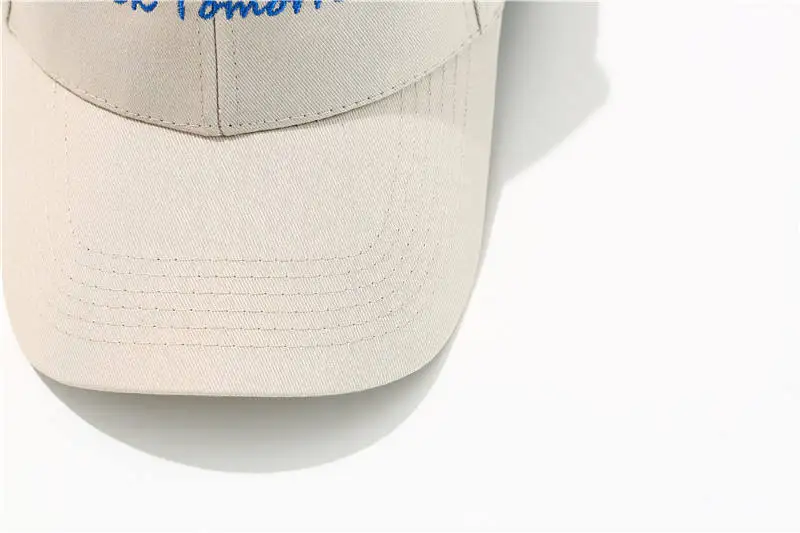 Wholesale 6 Panel 100% Cotton Custom No Brand 3D Embroidery LOGO Letters Brass Buckle Adjuster Baseball Cap