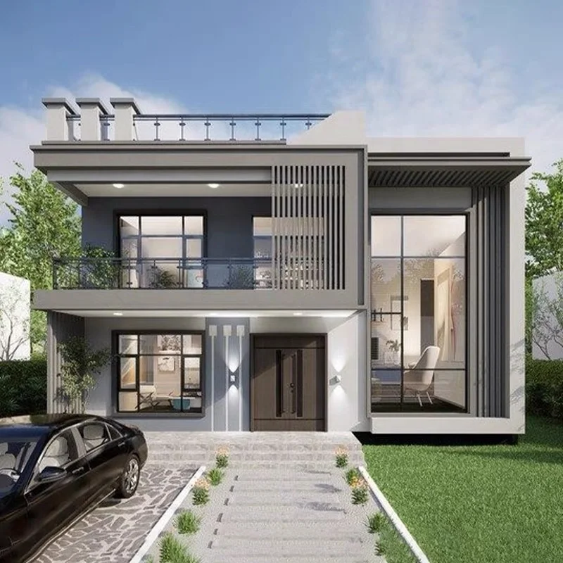 Better and cheaper than steel structure building - Daquan EPS cement sandwich wall panel system.