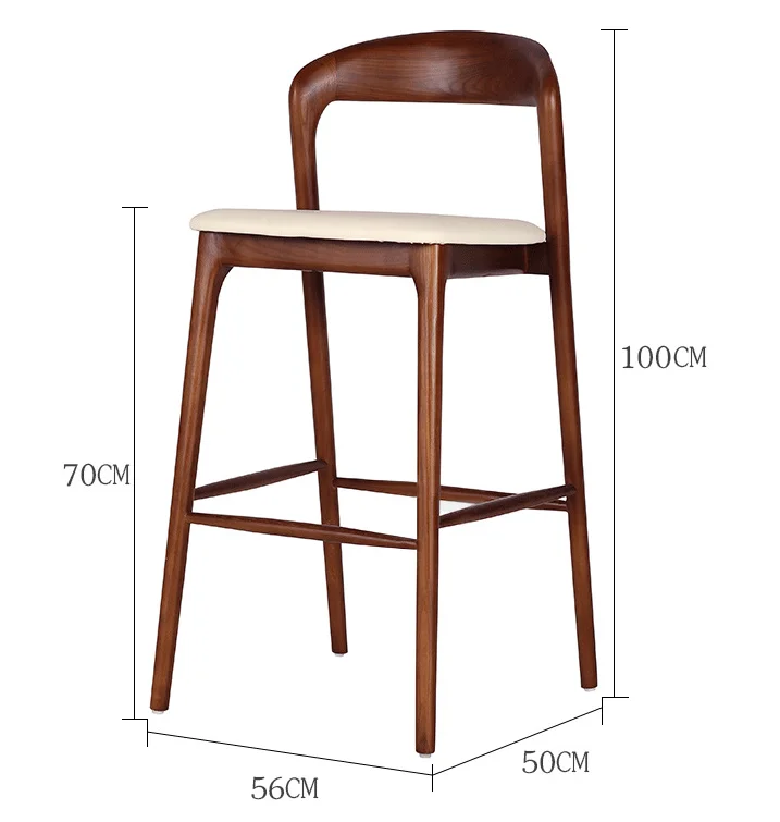 Оптовая продажа, высокий стандарт, скандинавский стул, пепельный стул, барный стул, деревянный стул для бара