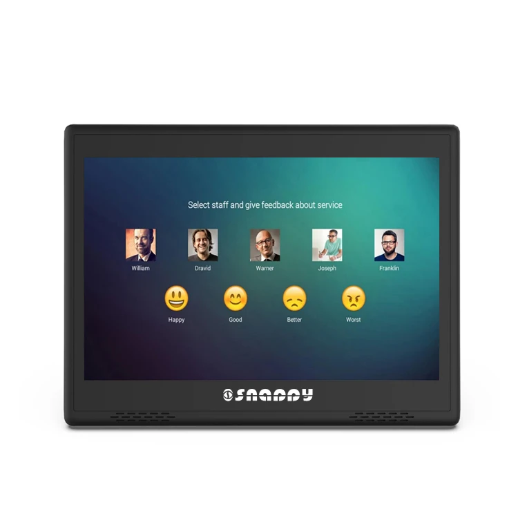 10 дюймов в форме буквы L tablet настольная подставка Android клиентского отзыва системы без батареи