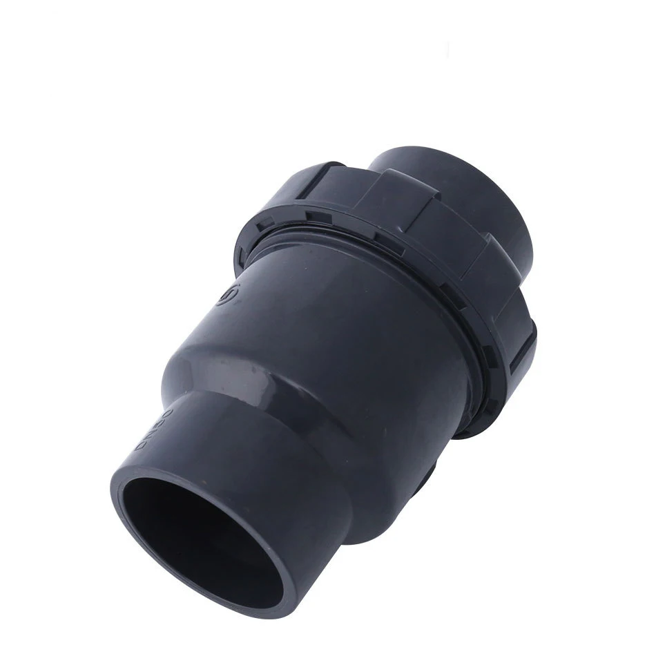 20-63mm pvc upvc cpvc pph check valve factory price check valve pvc check valve for water treatment